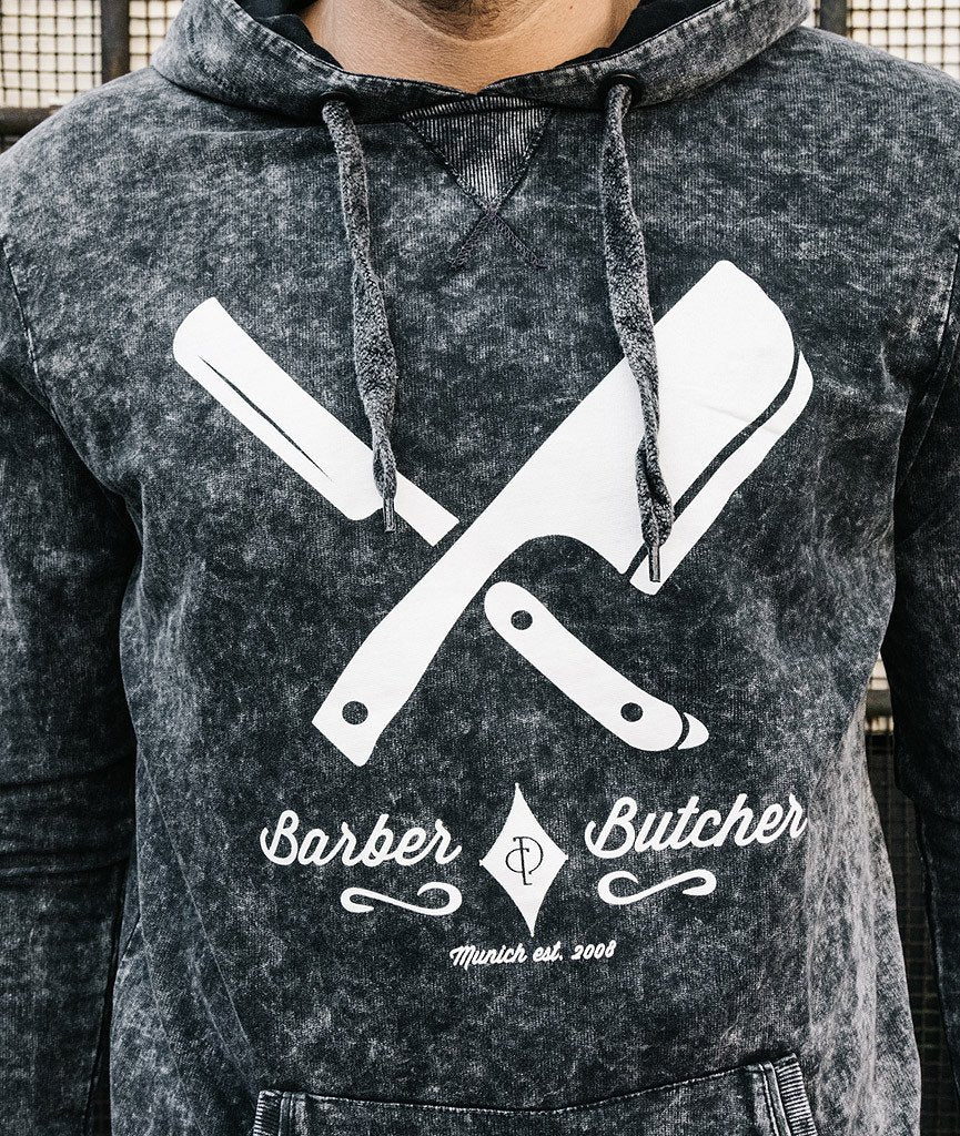 Barber & Butcher Hoodie hoodie by Distorted People
