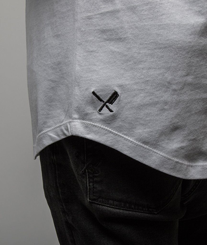 Cutted Neck Tiger long t-shirt by Distorted People