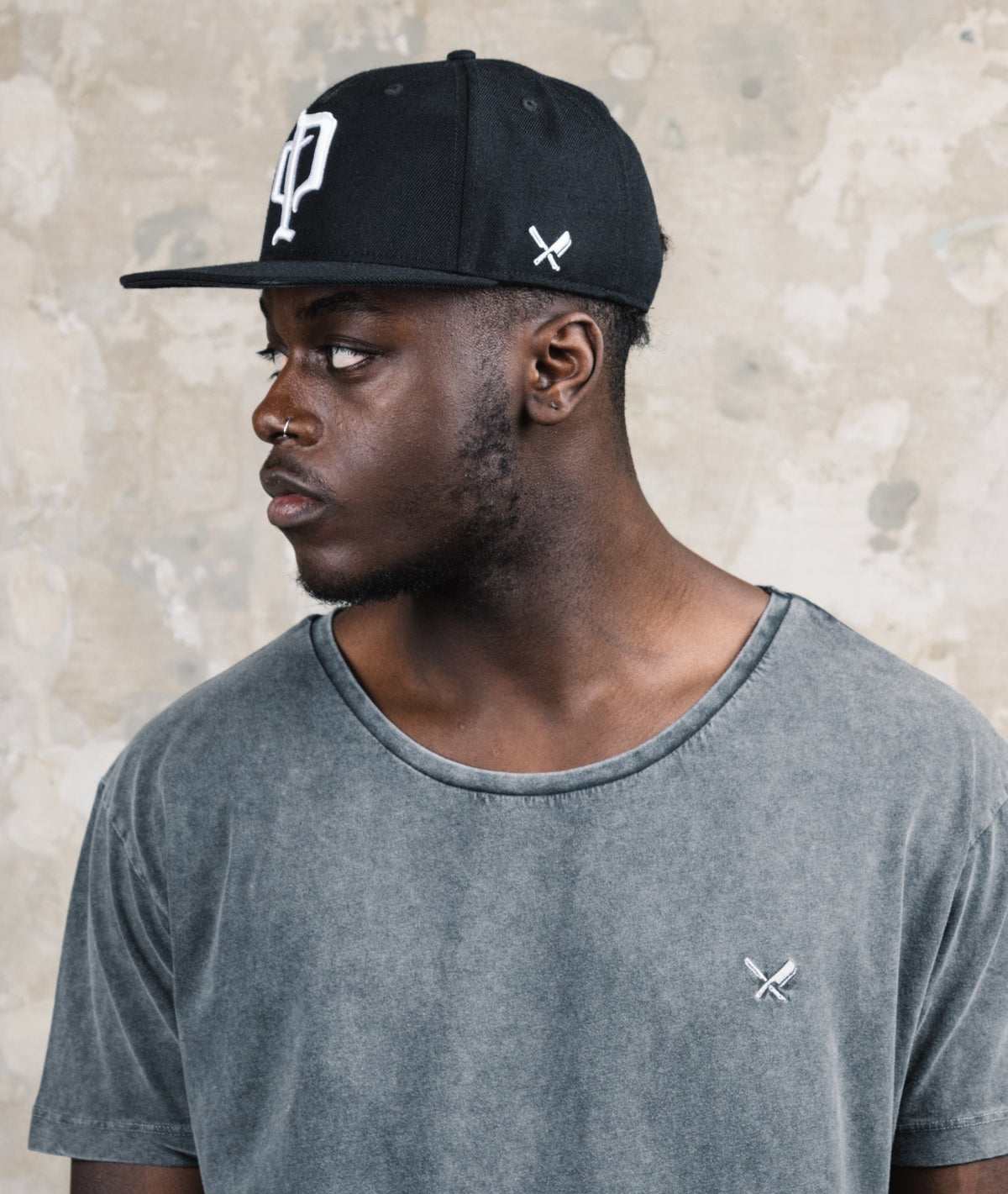 Grand Crew Neck long t-shirt by Distorted People