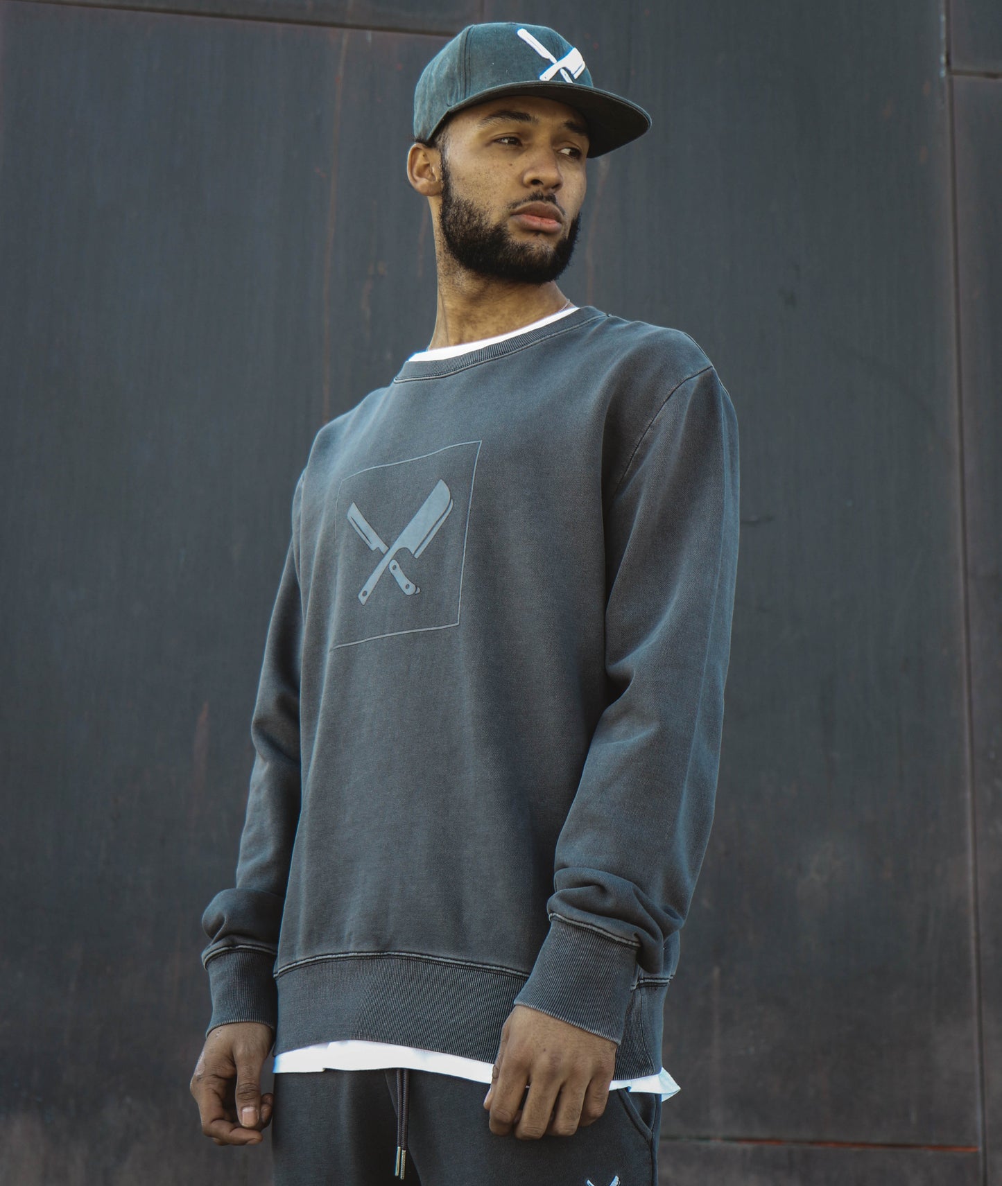 Blades Box Logo 圆领毛衣