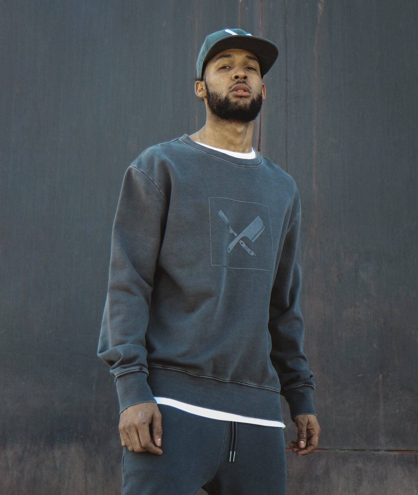 Blades Box Logo 圆领毛衣