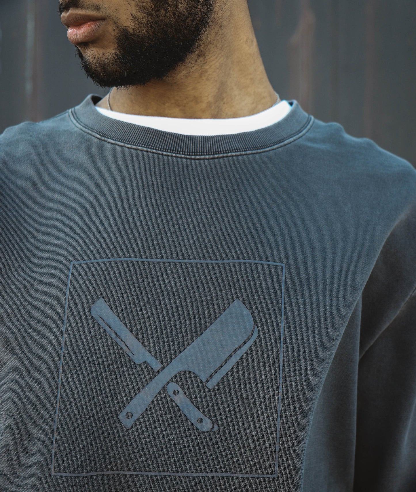 Blades Box Logo 圆领毛衣