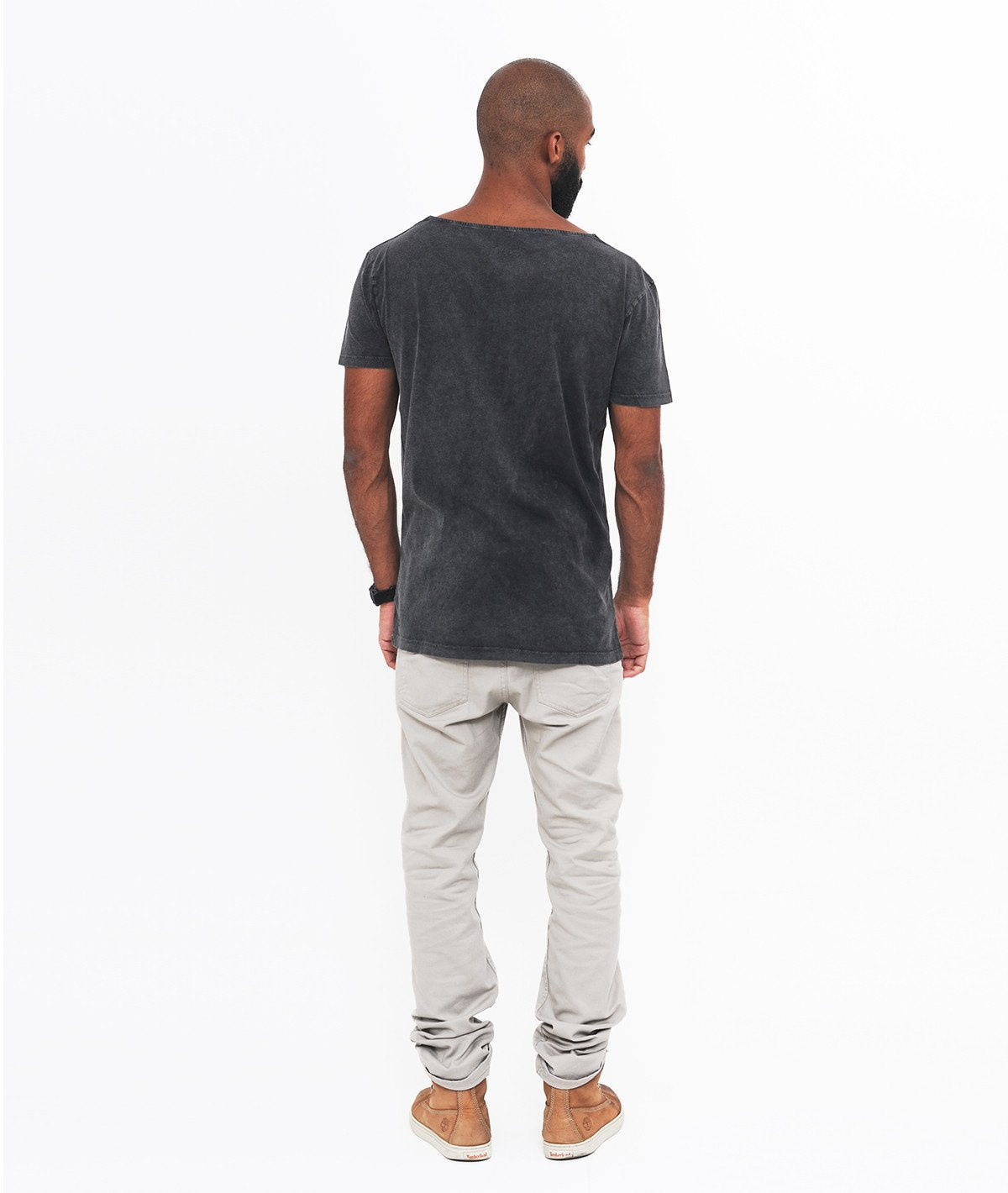 STATEMENT OF FAITH cutted grand neck t-shirt by Distorted People