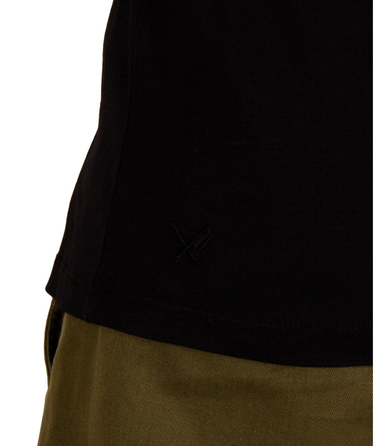 BARBER & BUTCHER cutted grand neck t-shirt by Distorted People