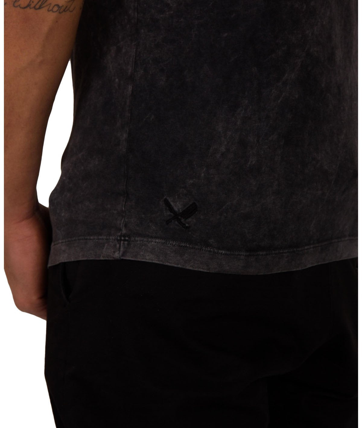 BARBER & BUTCHER grand neck Tank Top by Distorted People