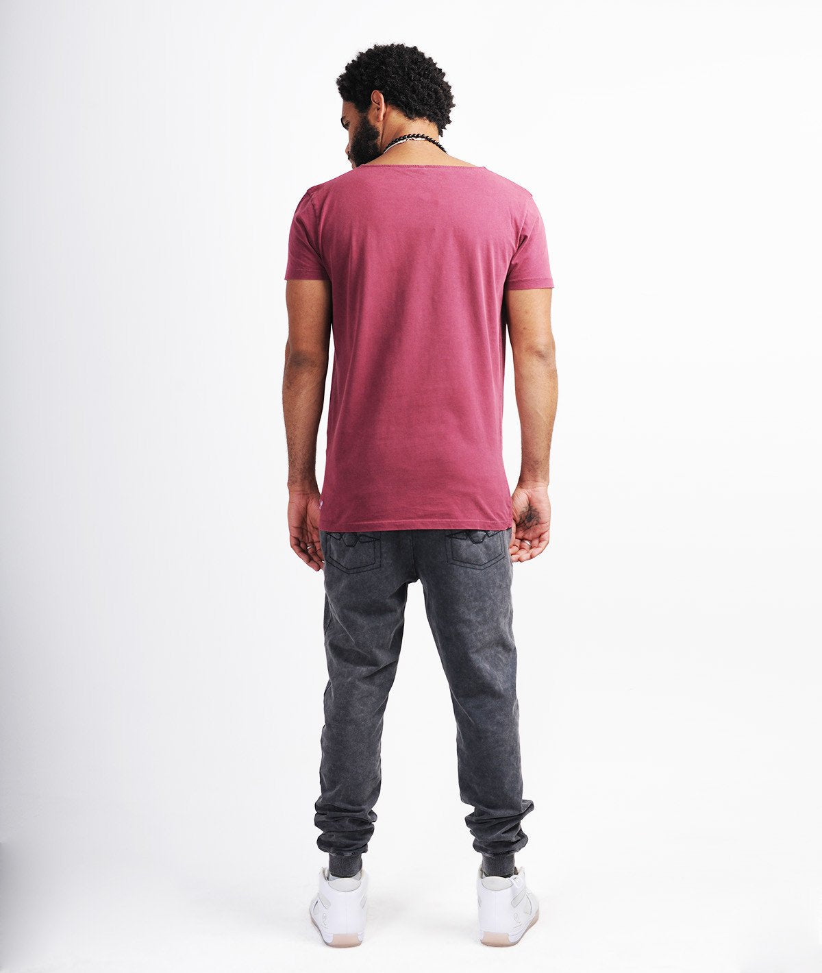 BB BLADES cutted grand neck t-shirt by Distorted People