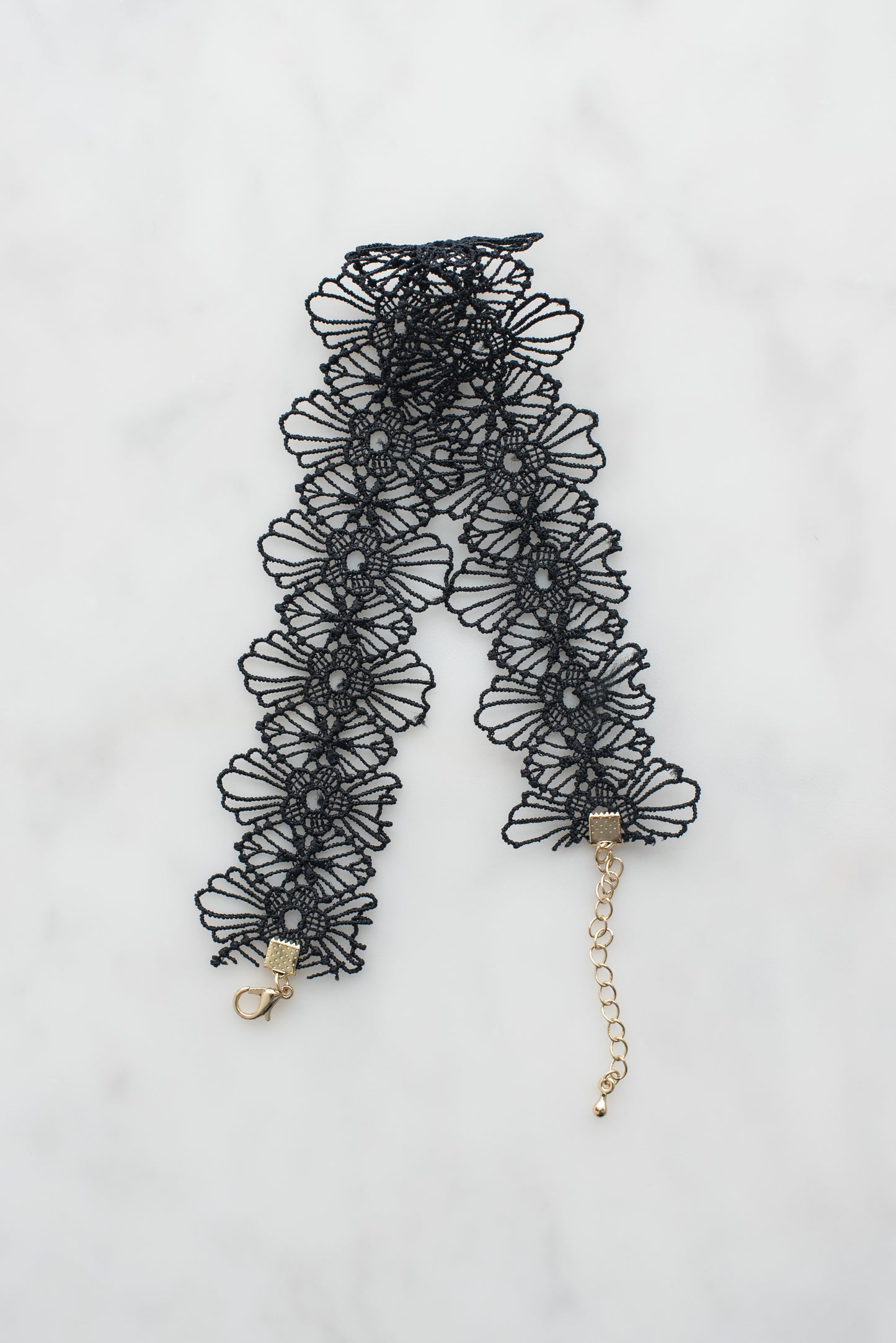黑色蕾丝颈链