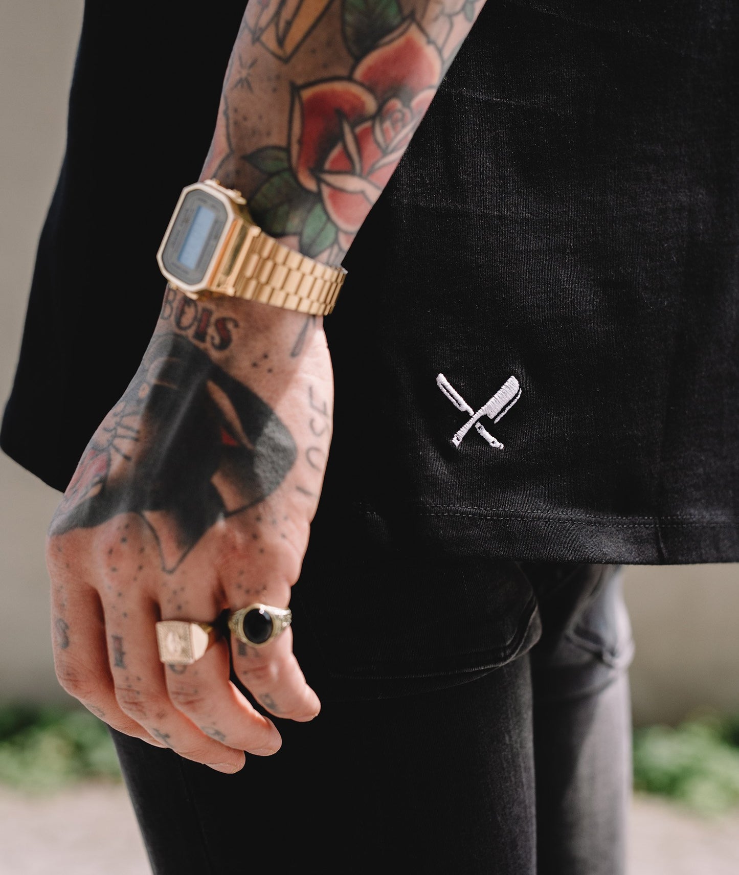 Sketch Blades Crew Neck