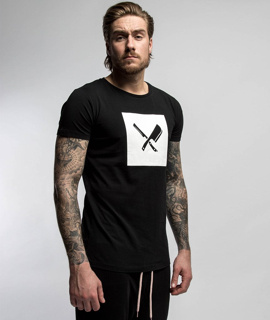 Box Blades Grand Crew Neck t-shirt by Distorted People
