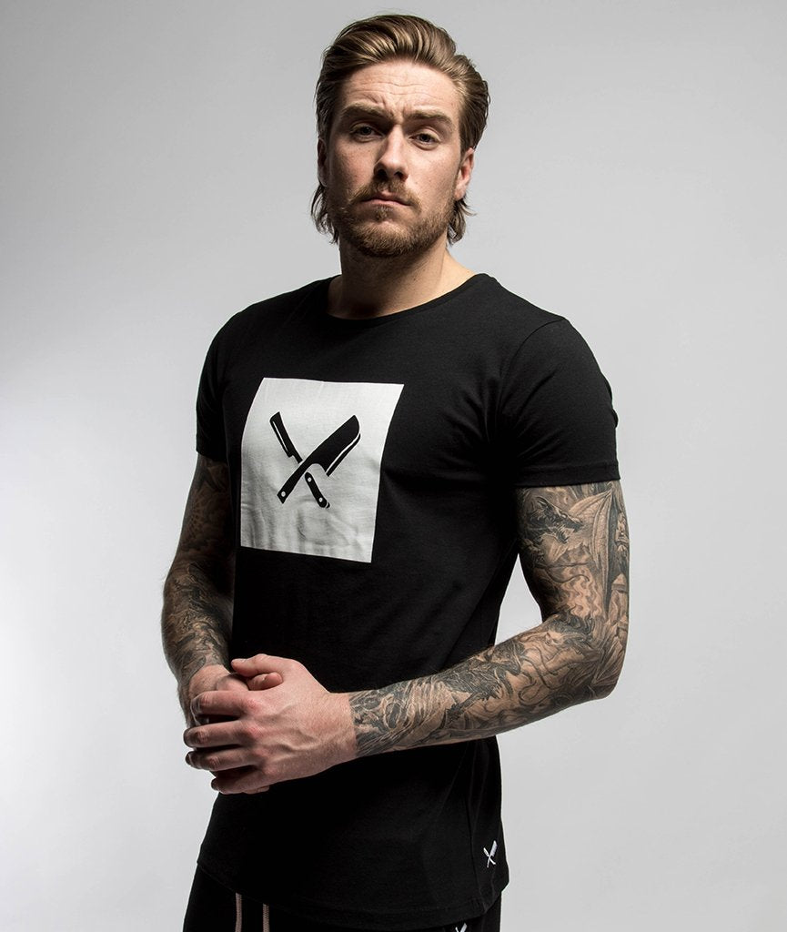 Box Blades Grand Crew Neck t-shirt by Distorted People