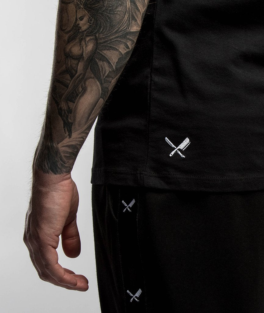 Box Blades Grand Crew Neck t-shirt by Distorted People