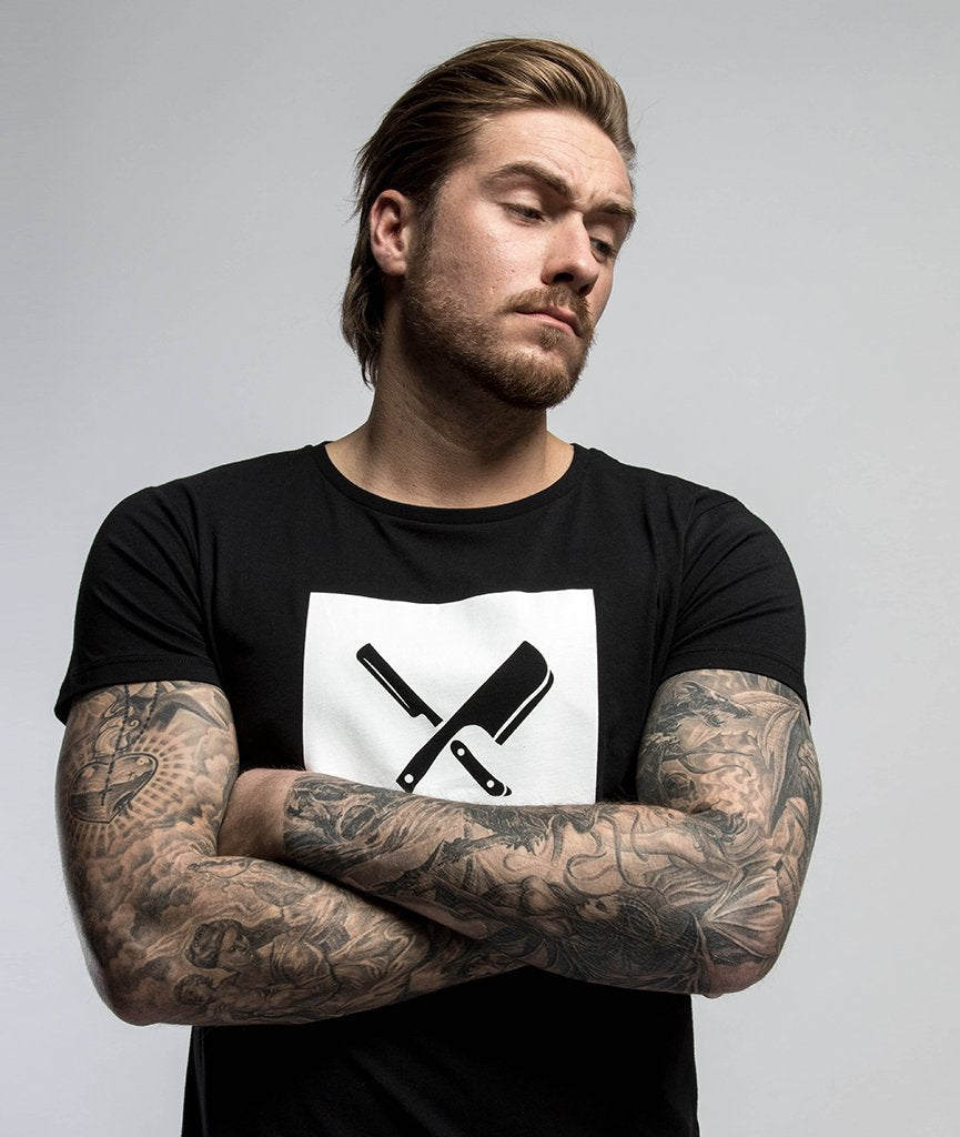 Box Blades Grand Crew Neck t-shirt by Distorted People