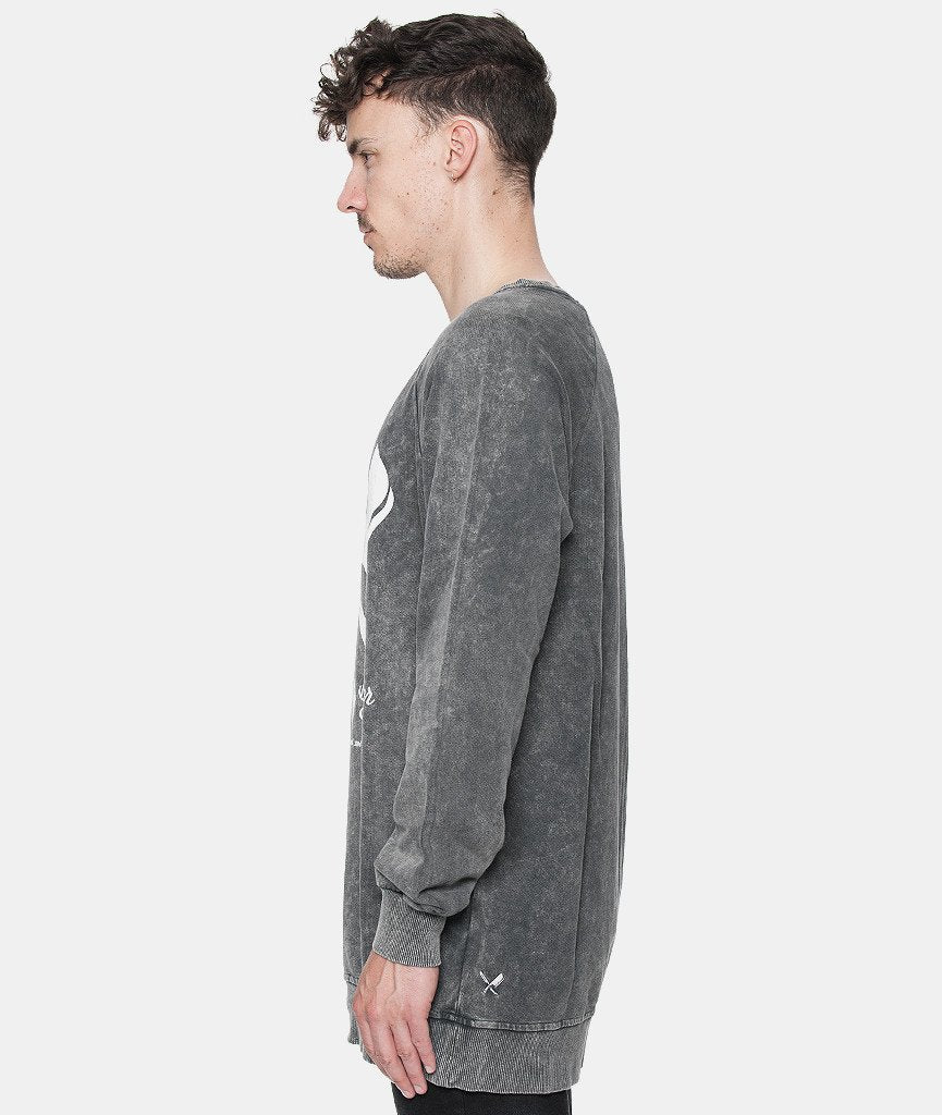 BARBER & BUTCHER GRAND NECK oversized sweatshirt by Distorted People