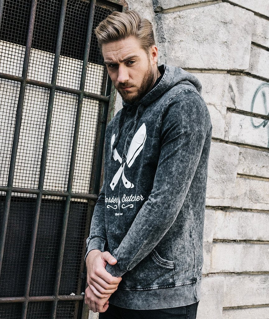 Barber & Butcher Hoodie hoodie by Distorted People