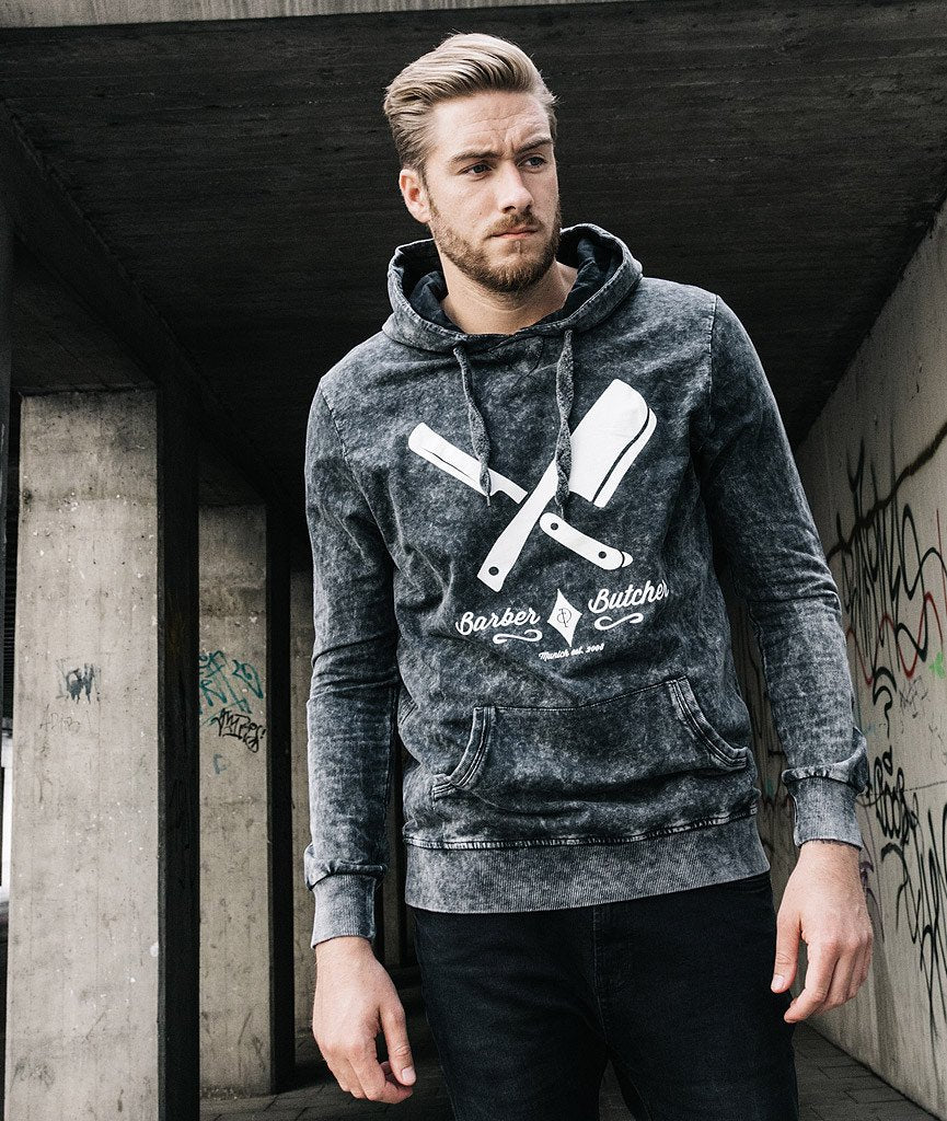 Barber & Butcher Hoodie hoodie by Distorted People