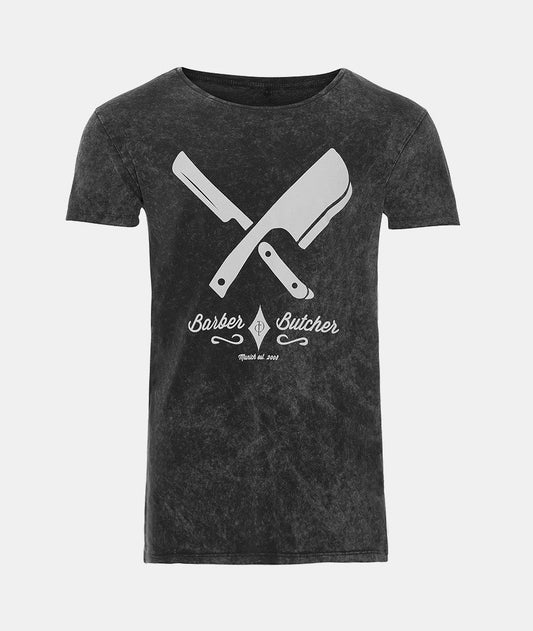BARBER & BUTCHER GRAND NECK t-shirt by Distorted People