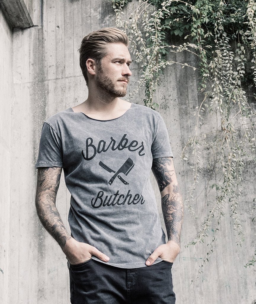 BB BLADES CUTTED NECK t-shirt by Distorted People