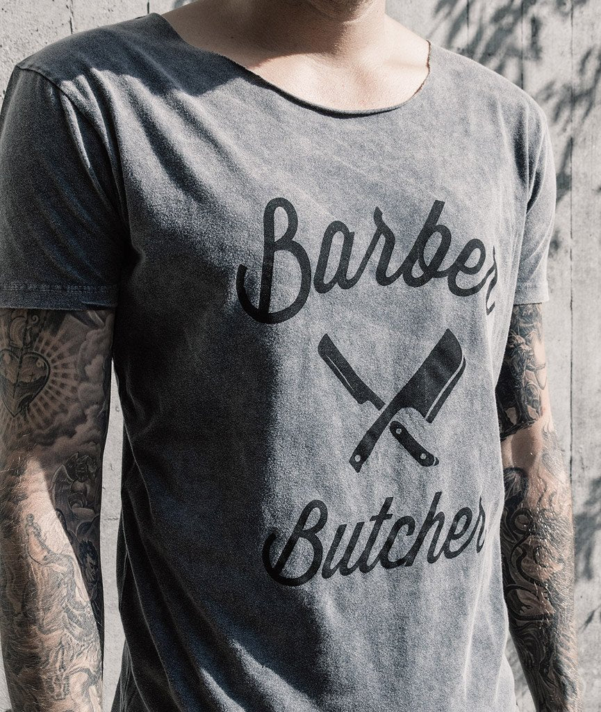 BB BLADES CUTTED NECK t-shirt by Distorted People