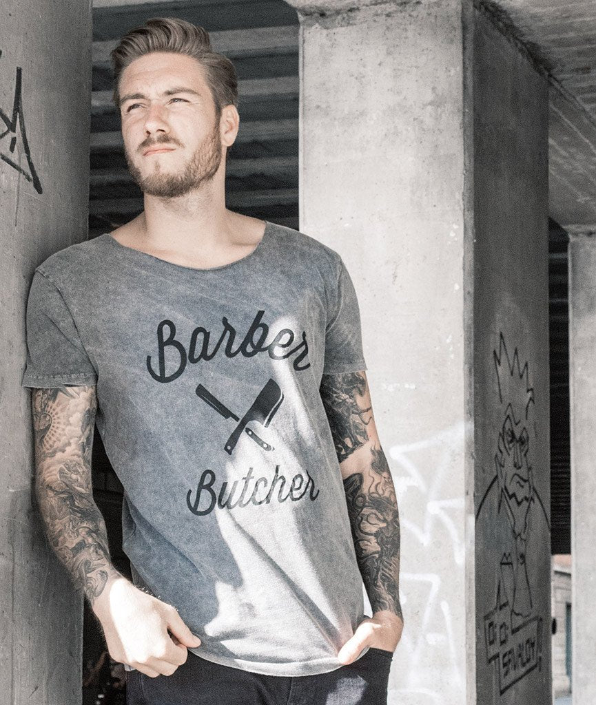 BB BLADES CUTTED NECK t-shirt by Distorted People