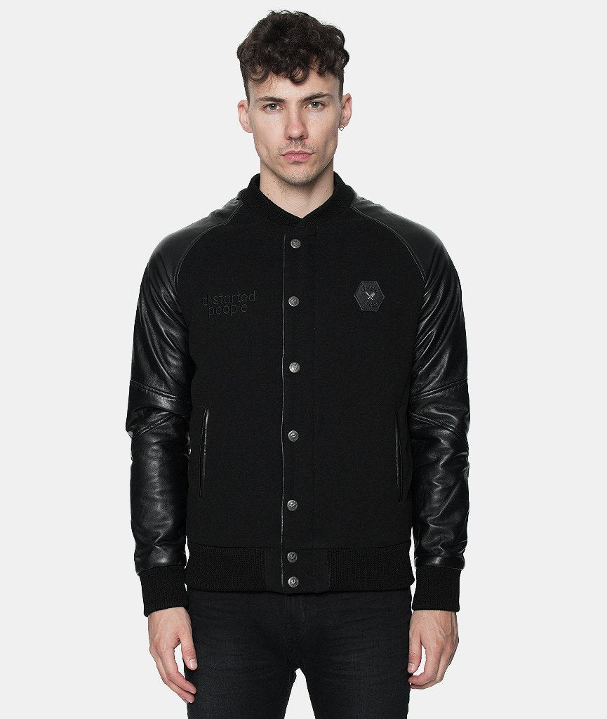 CHAMP LEATHER crew jacket by Distorted People