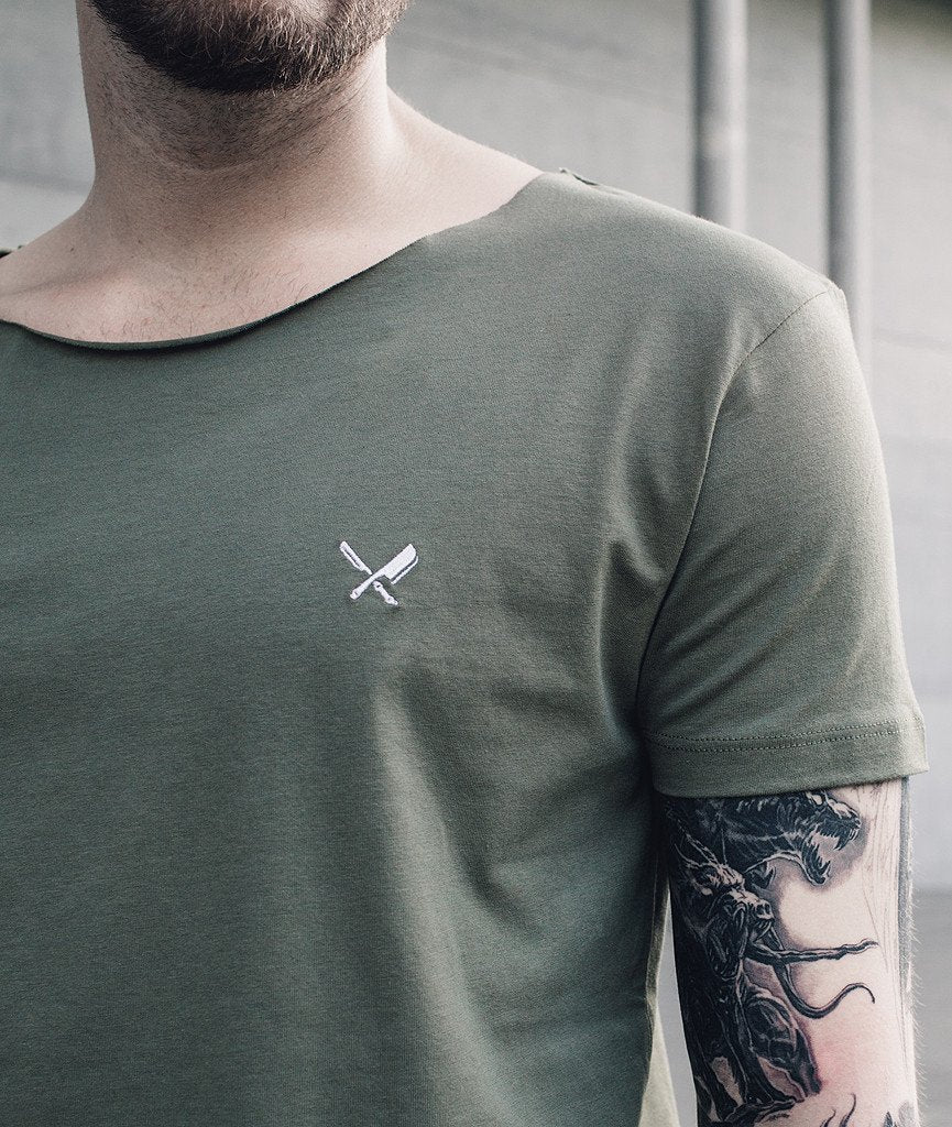 Cutted Neck t-shirt by Distorted People
