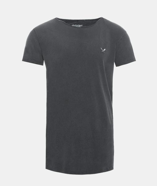 Cutted Neck long t-shirt by Distorted People