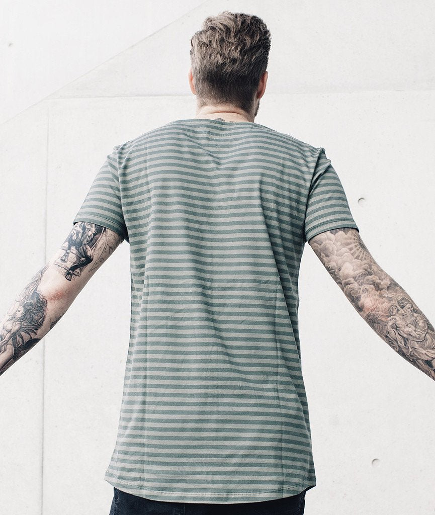 CUTTED NECK long t-shirt by Distorted People