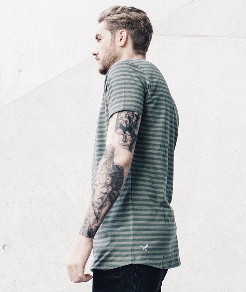 CUTTED NECK long t-shirt by Distorted People