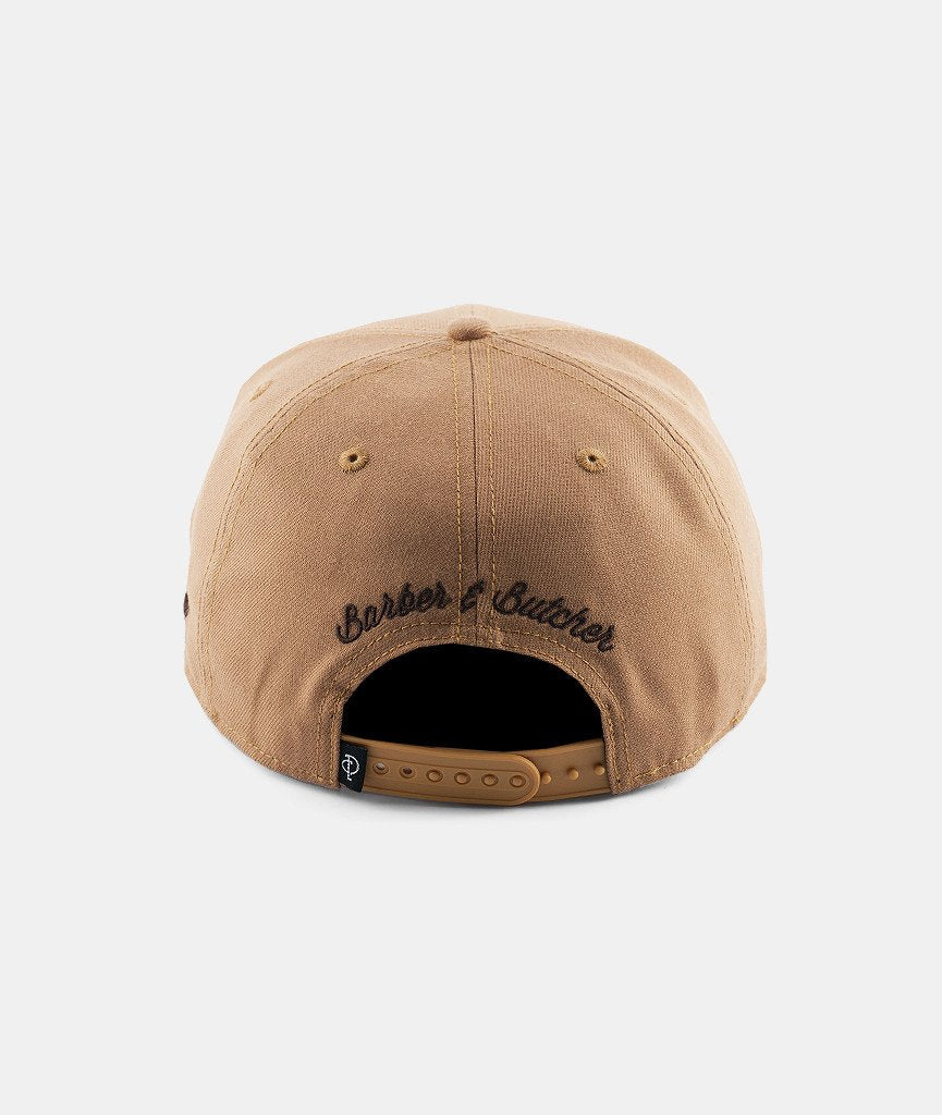 Barber & Butcher snapback cap by Distorted People