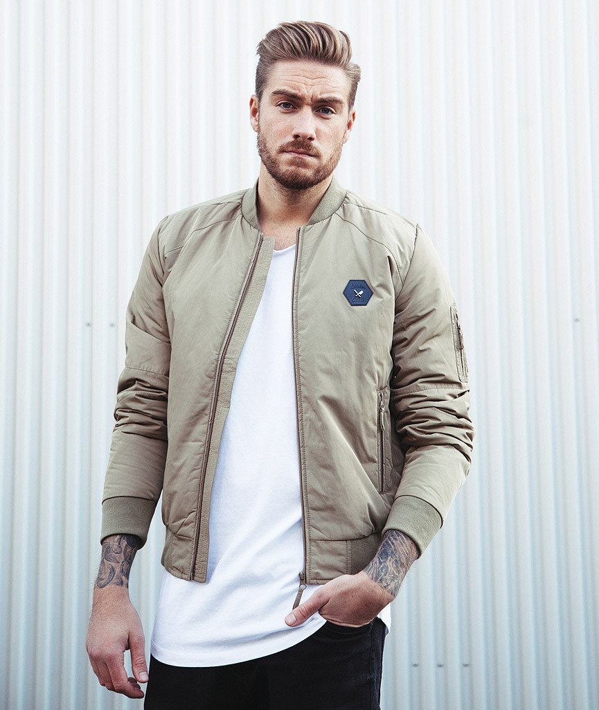 BOMB slim cut bomber jacket by Distorted People