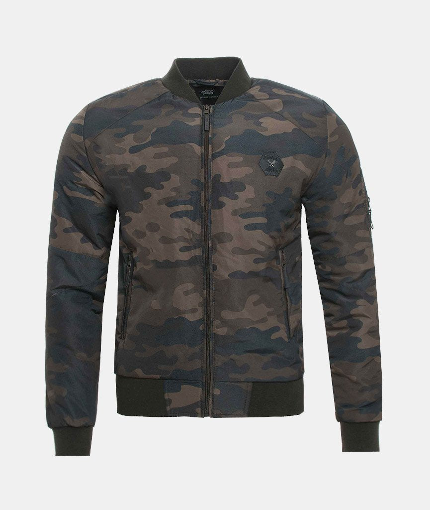 BOMB slim cut bomber jacket by Distorted People