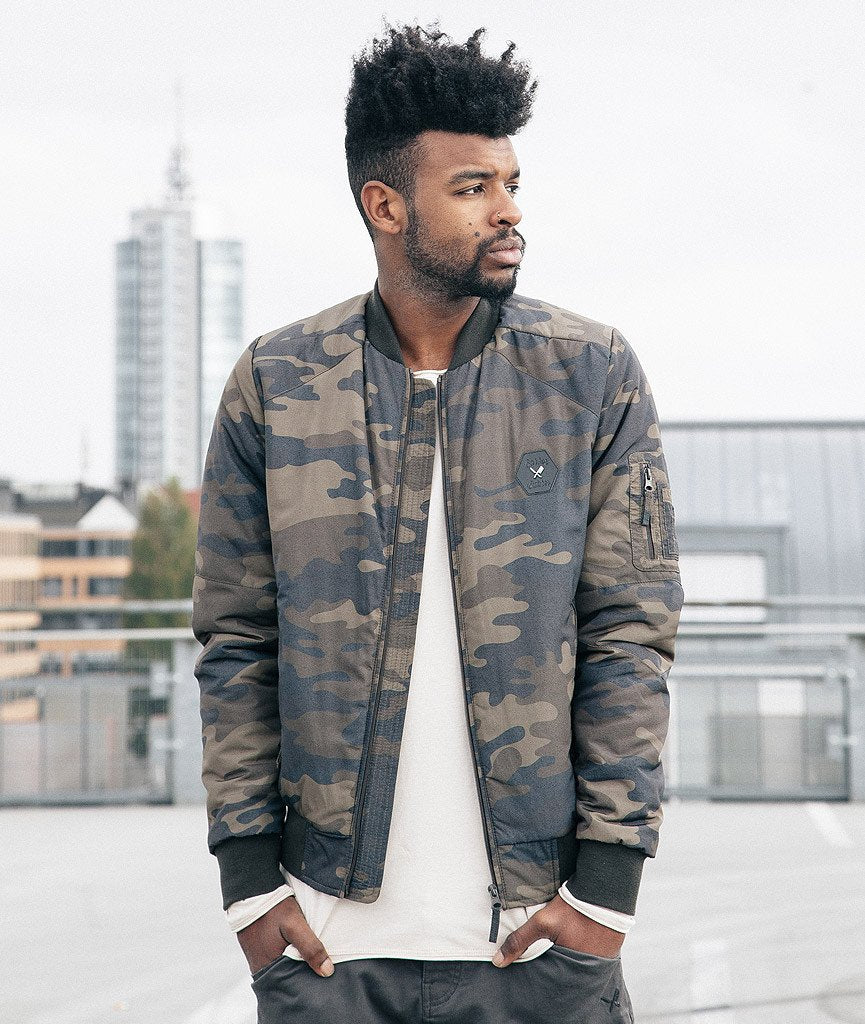 BOMB slim cut bomber jacket by Distorted People