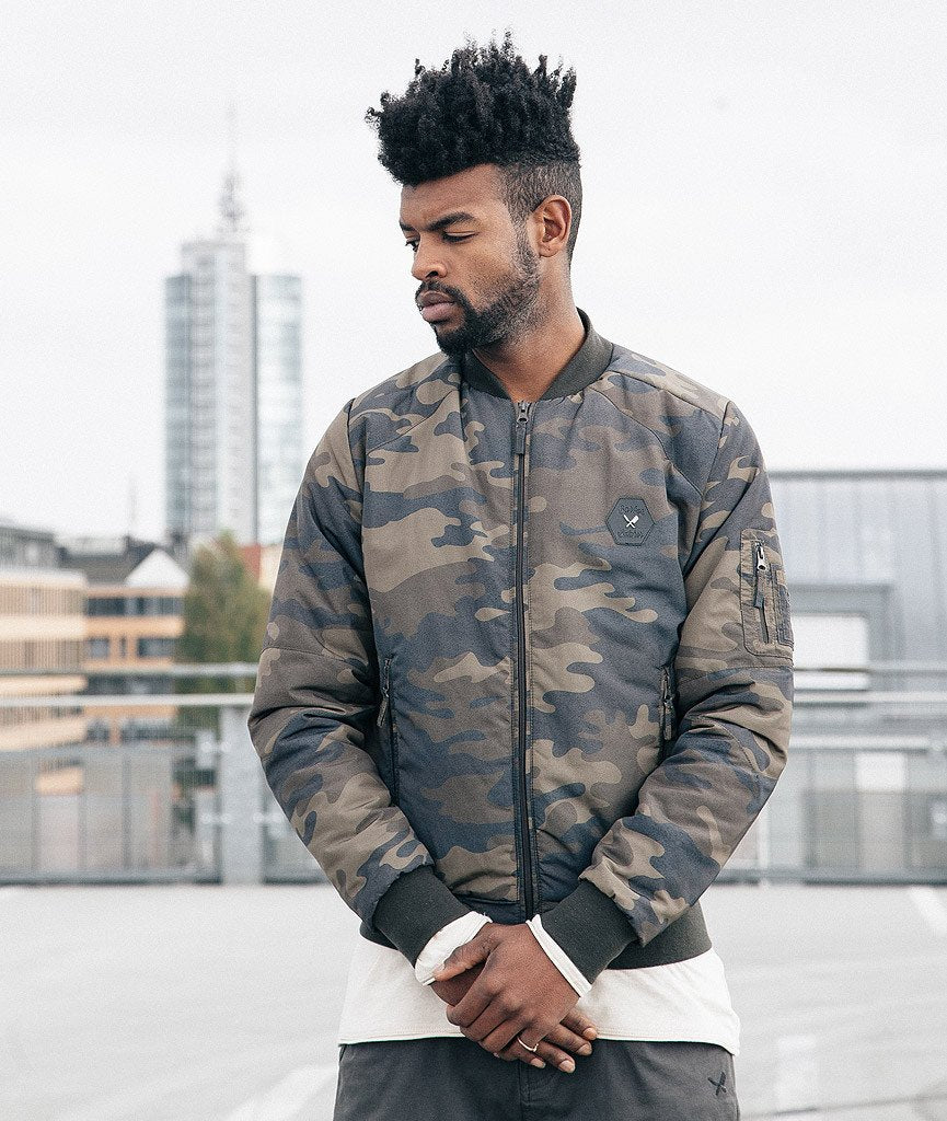 BOMB slim cut bomber jacket by Distorted People