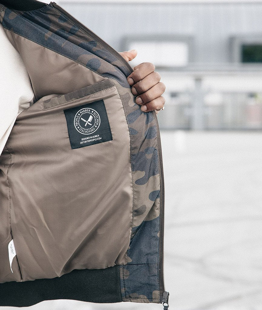 BOMB slim cut bomber jacket by Distorted People