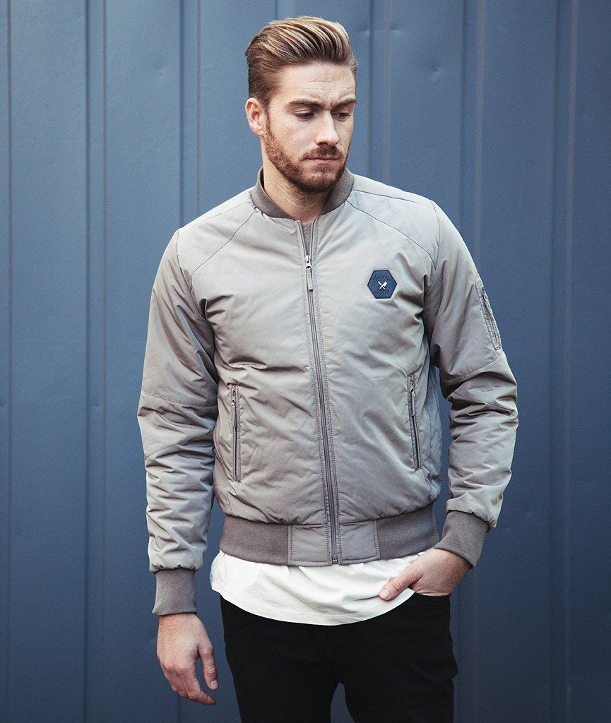 BOMB slim cut bomber jacket by Distorted People