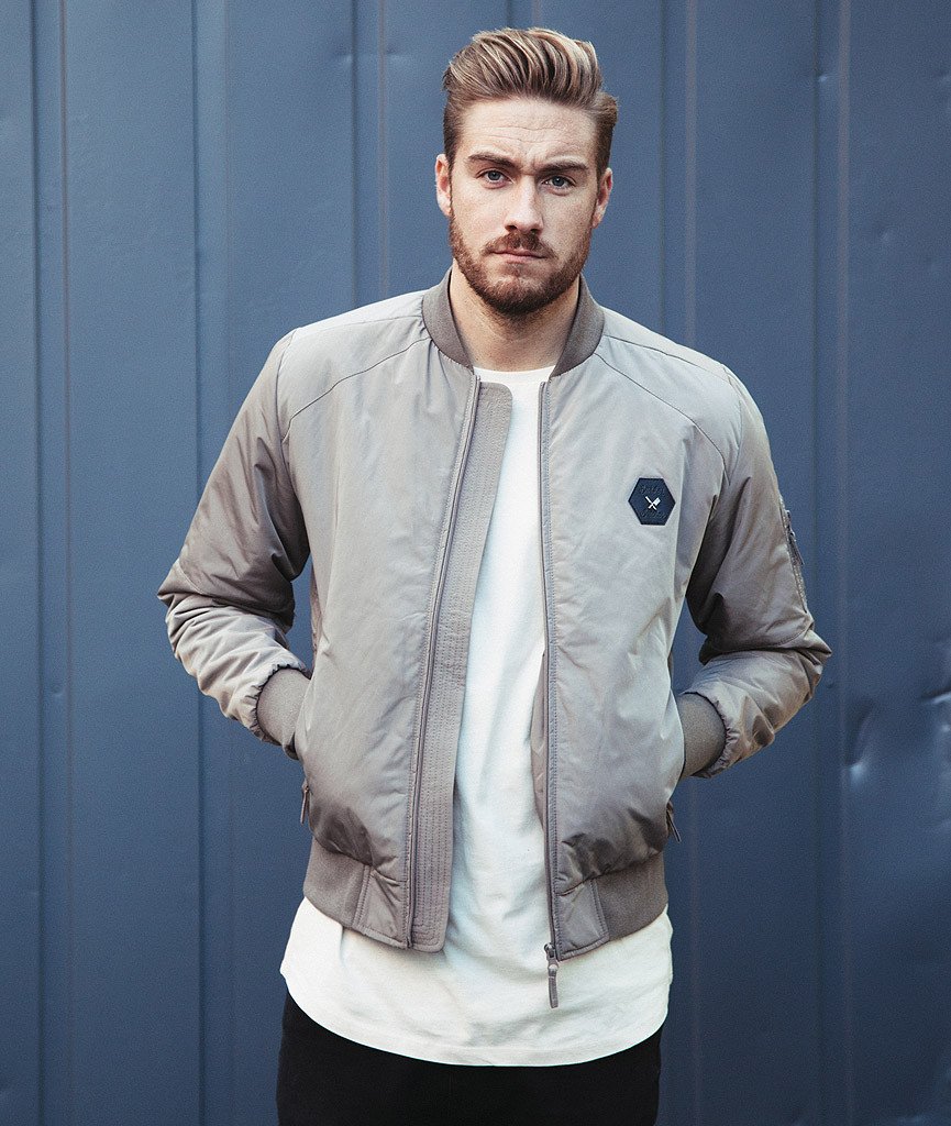 BOMB slim cut bomber jacket by Distorted People