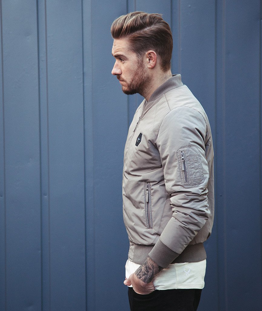 BOMB slim cut bomber jacket by Distorted People