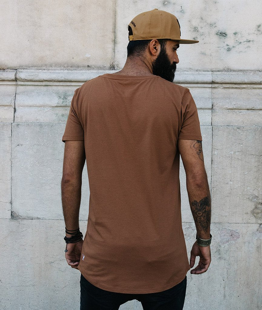 Grand Crew Neck long t-shirt by Distorted People