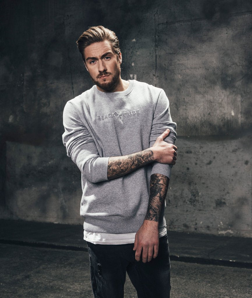 Black Tribe Crew Neck Sweater sweatshirt by Distorted People