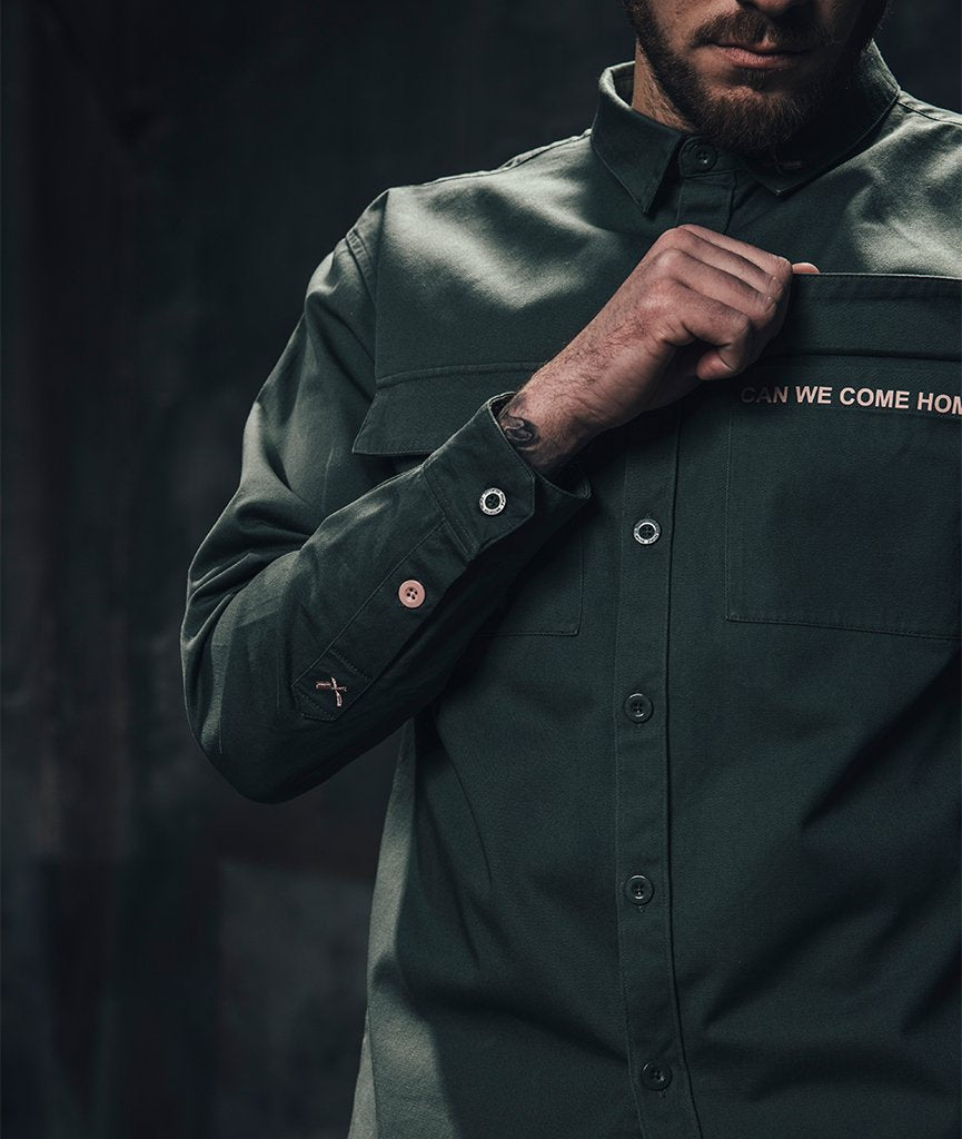 Exile Shirt Jacket jacket by Distorted People