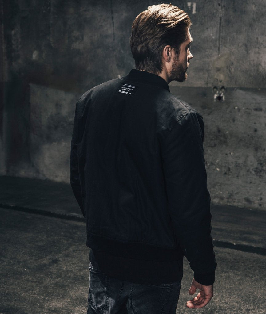 Black Tribe Bomber jacket by Distorted People