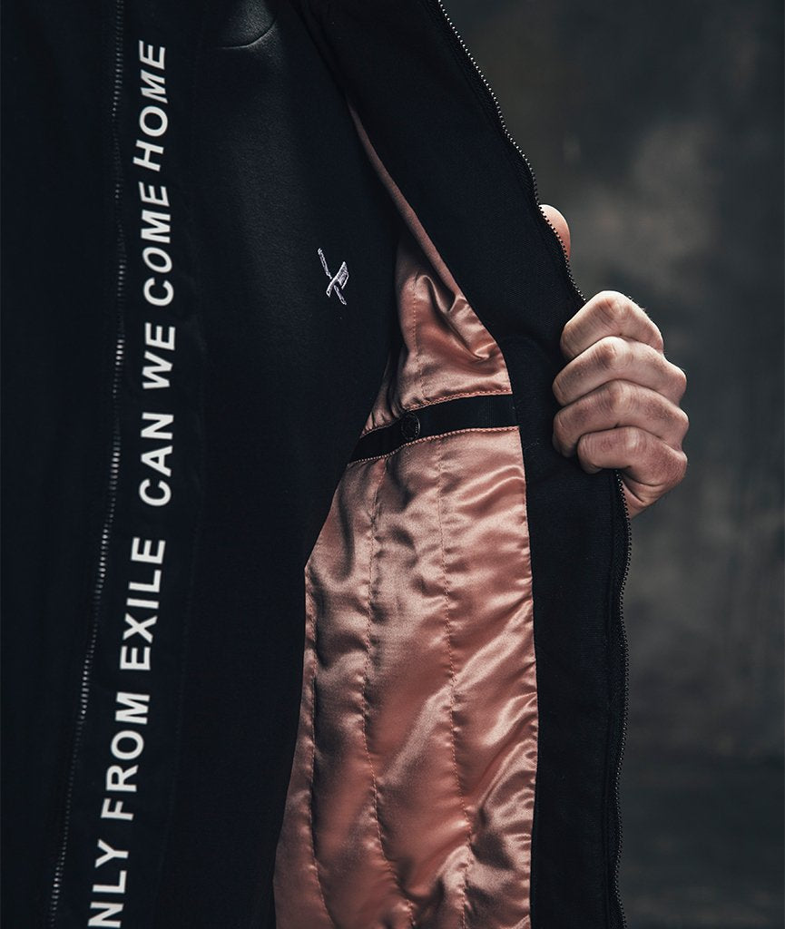 Black Tribe Bomber jacket by Distorted People