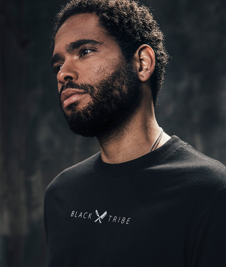 Black Tribe High Neck longsleeve by Distorted People