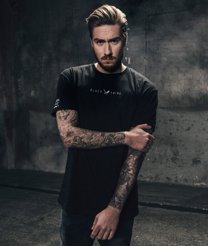 Black Tribe Tee t-shirt by Distorted People