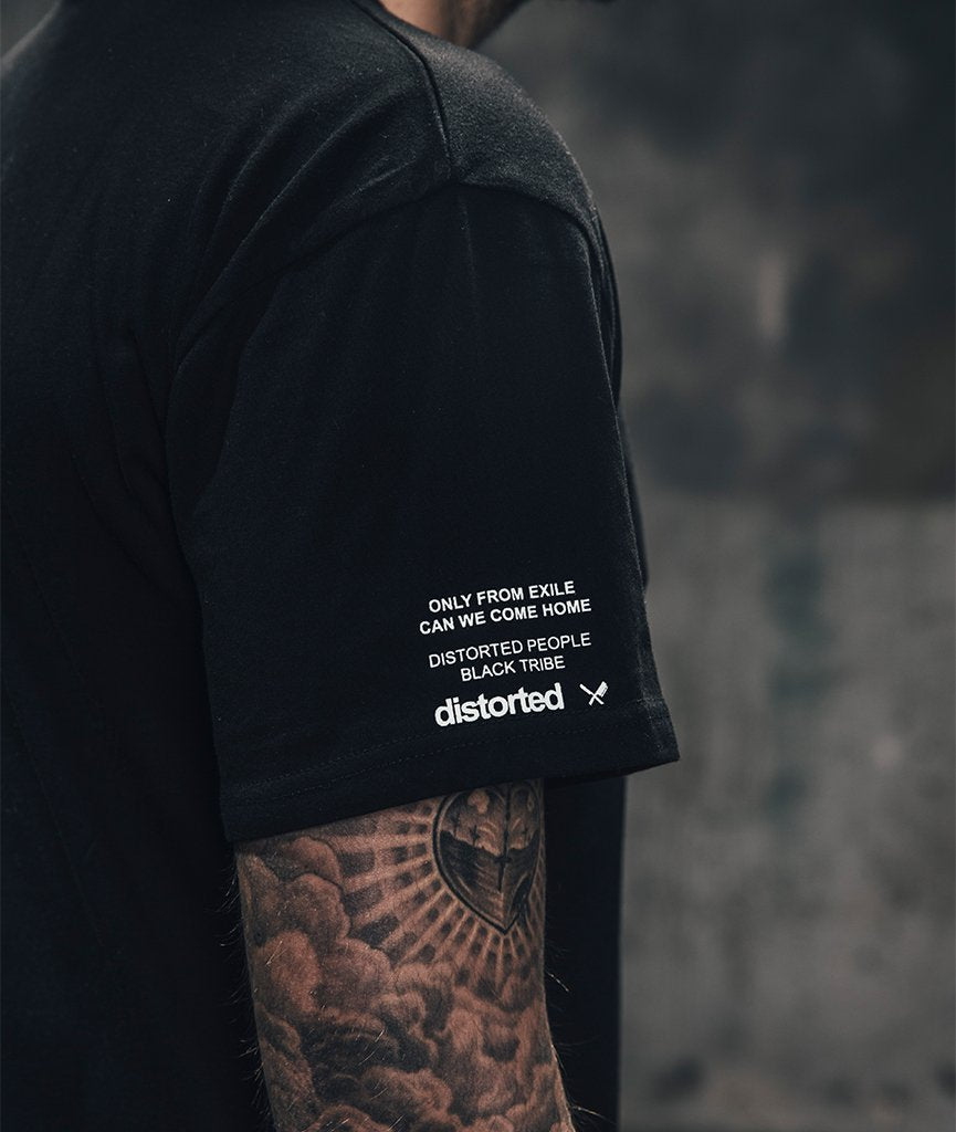 Black Tribe Tee t-shirt by Distorted People