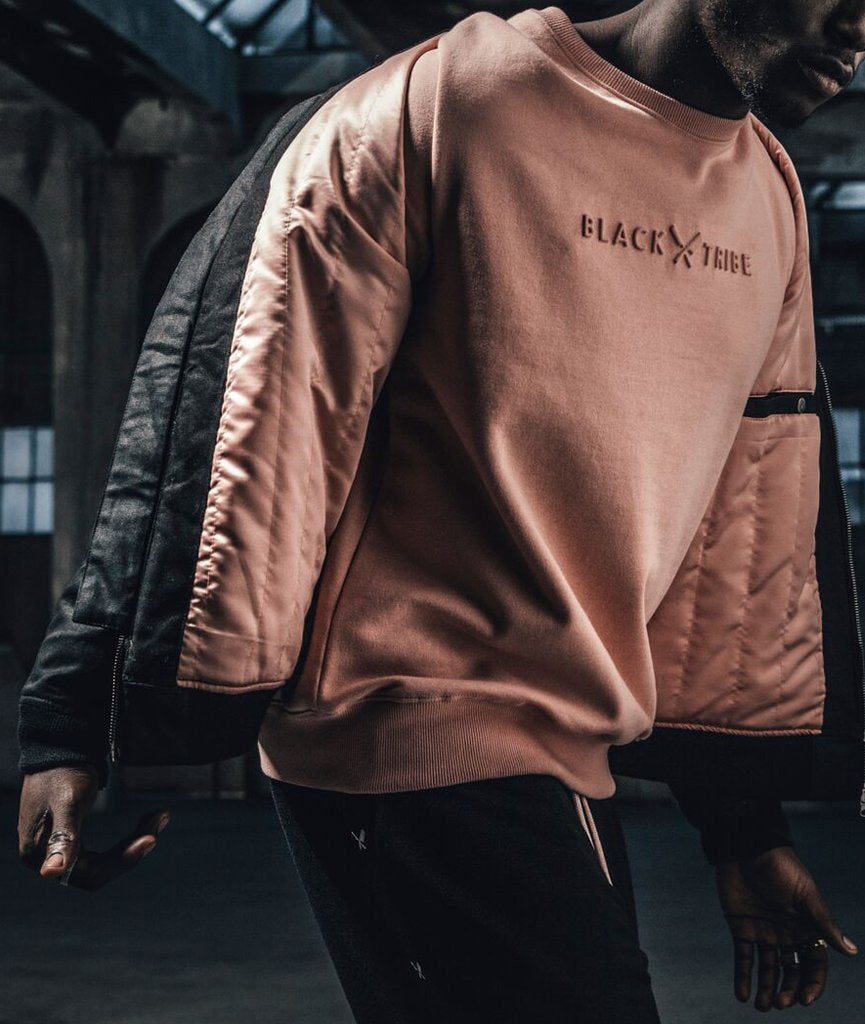 Black Tribe Patched Bomber jacket by Distorted People