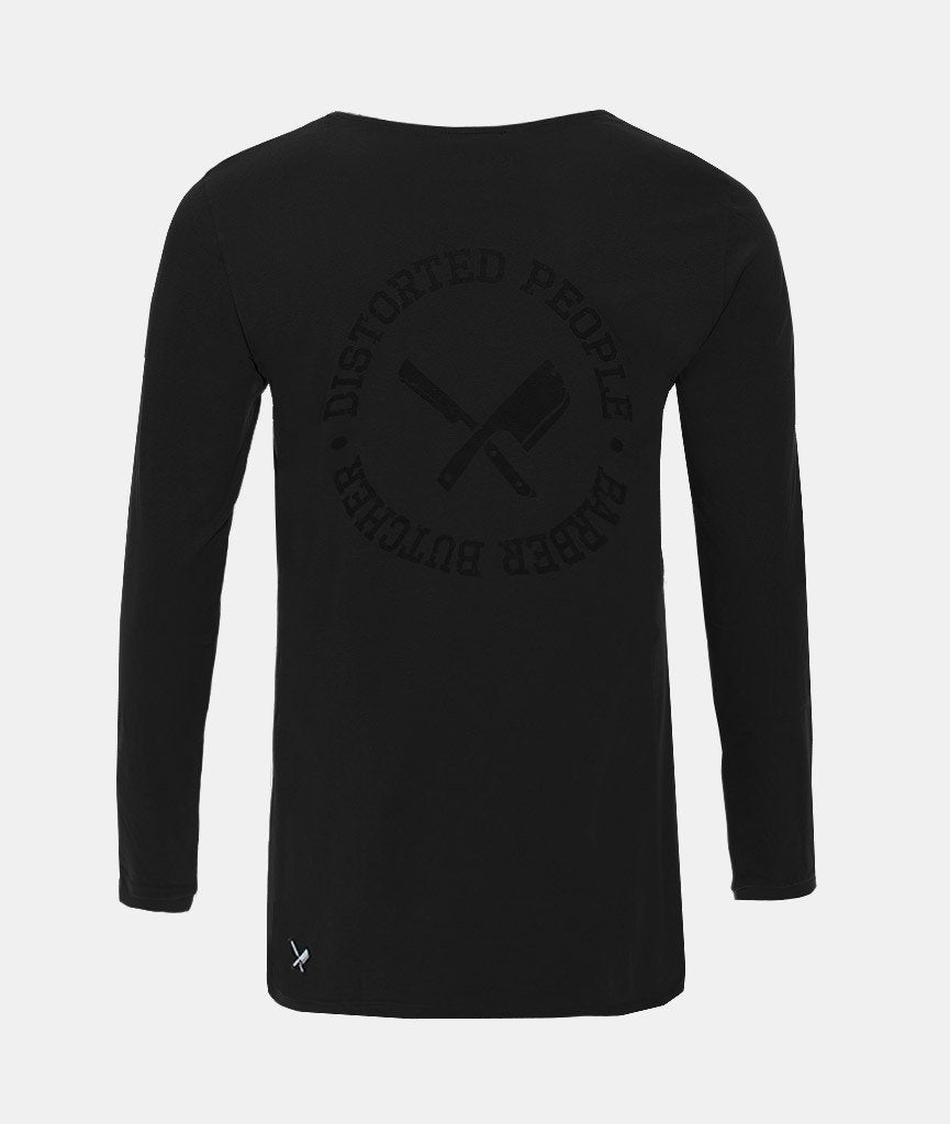 CUTTED NECK CIRCLE longsleeve by Distorted People