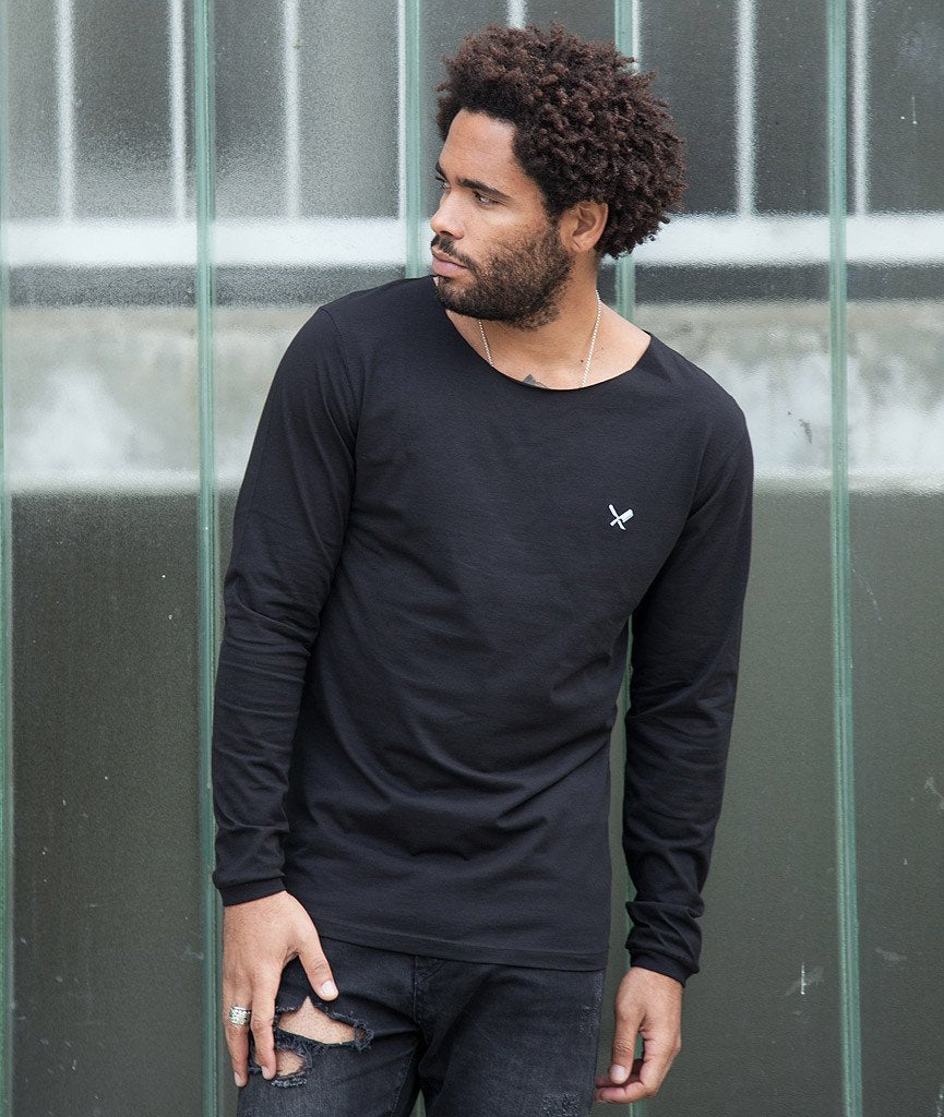 CUTTED NECK CIRCLE longsleeve by Distorted People