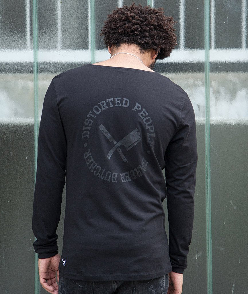 CUTTED NECK CIRCLE longsleeve by Distorted People