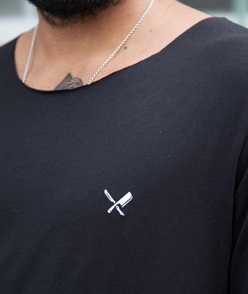 CUTTED NECK CIRCLE longsleeve by Distorted People